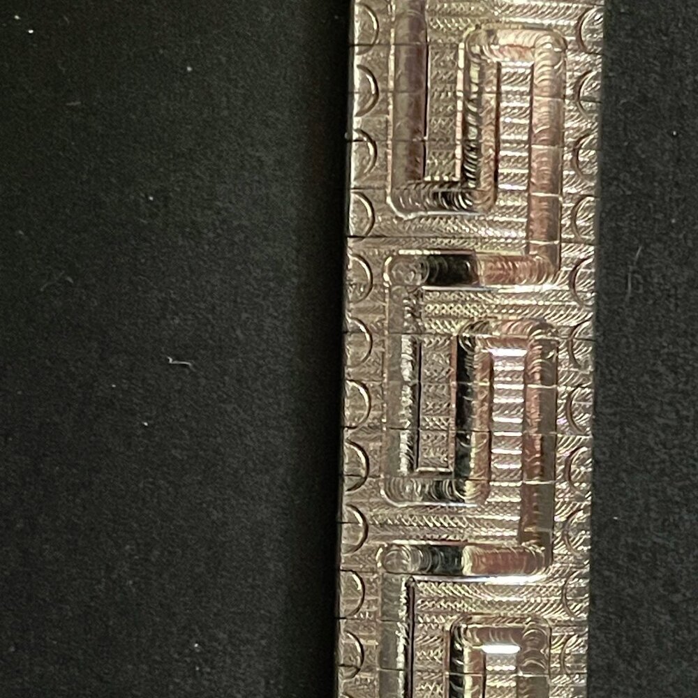 Italian Sterling Silver 7.5" Beautiful Bracelet - Picture 1 of 4